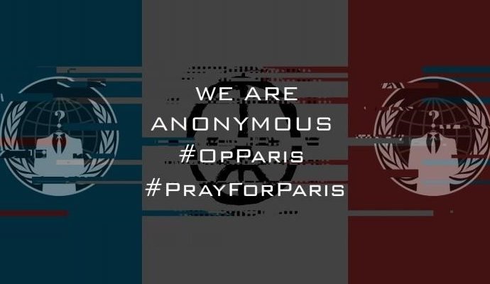 Anonymous Announces Payback for ISIS Paris Attacks