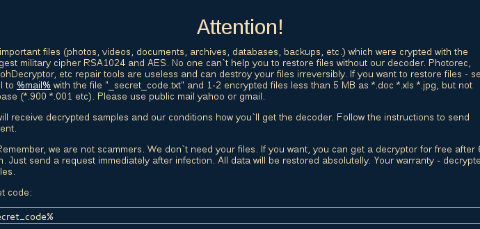 LeChiffre, Ransomware Ran Manually