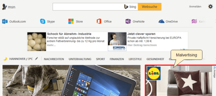 MSN Home Page Drops More Malware Via Malvertising