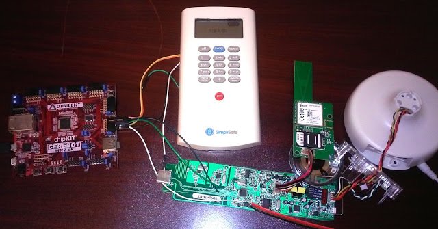 Remotely Disabling a Wireless Burglar Alarm