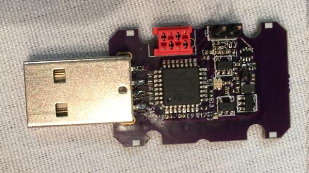 This is a hardware True Random Number Generator that attaches via USB.