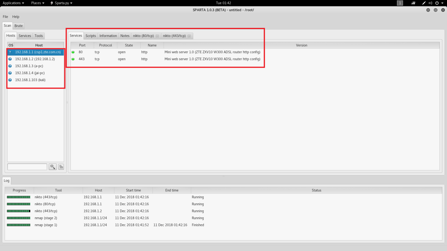 Scan, Crack passwords using Sparta – Information Security Newspaper ...