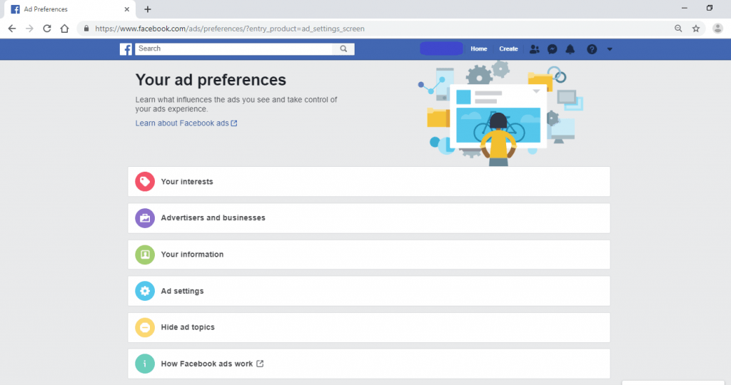 facebook ad preferences