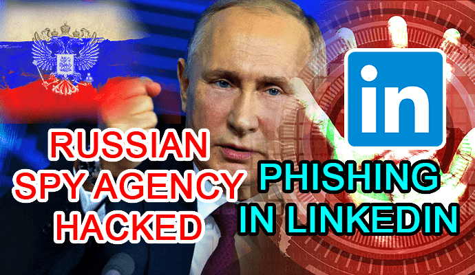 linkedin phishing russian spy agency hacked hacking hack