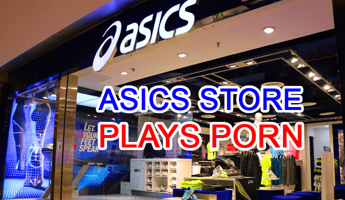 asics porn screen hack clothe store hacked hacking