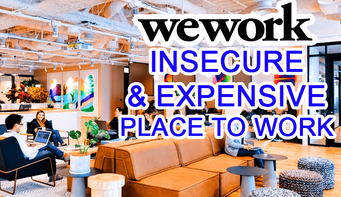 wework networks wifi insecure expensive cost rent offices