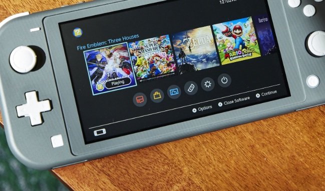 Nintendo Switch Lite Console Hacked And Cracked