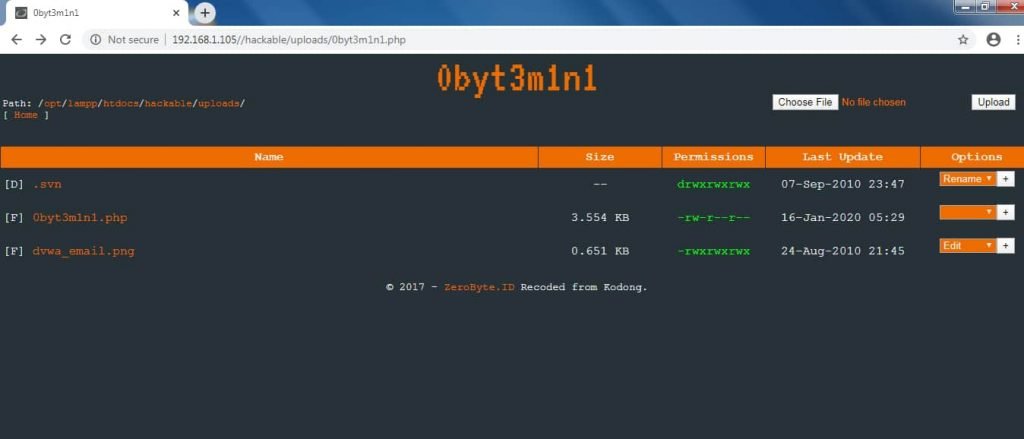 0byt3m1n1_Backdoor_access