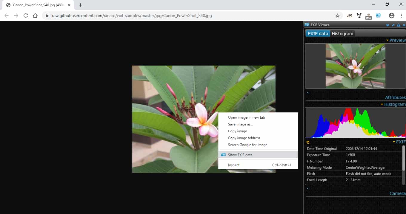exif data viewer file explorer extenstion exif data viewer file explorer extenstion