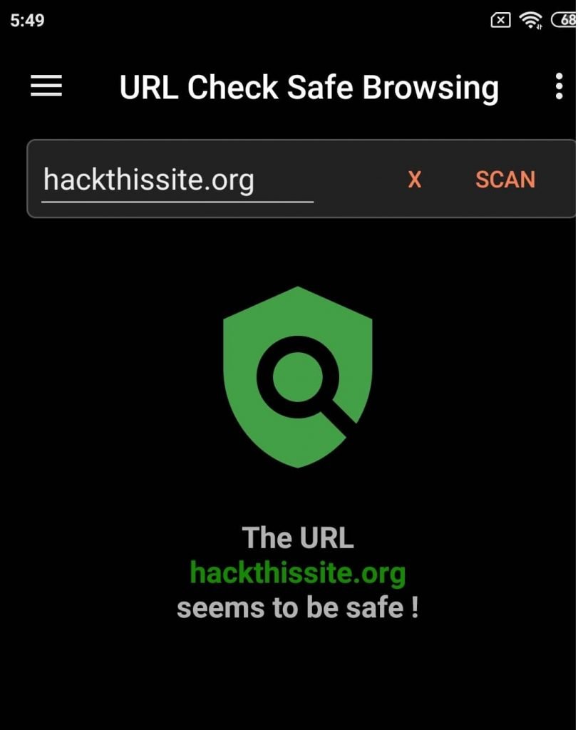 URL Check Safe Browsing