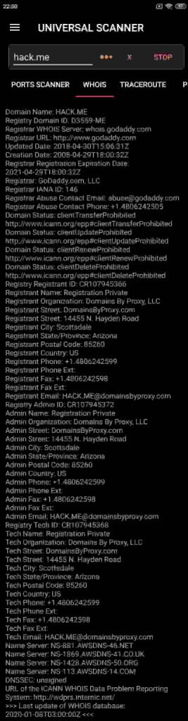 Whois Details