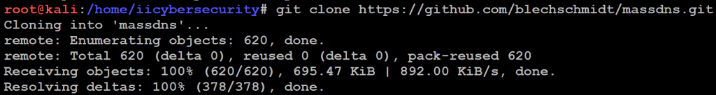 git clone massdns