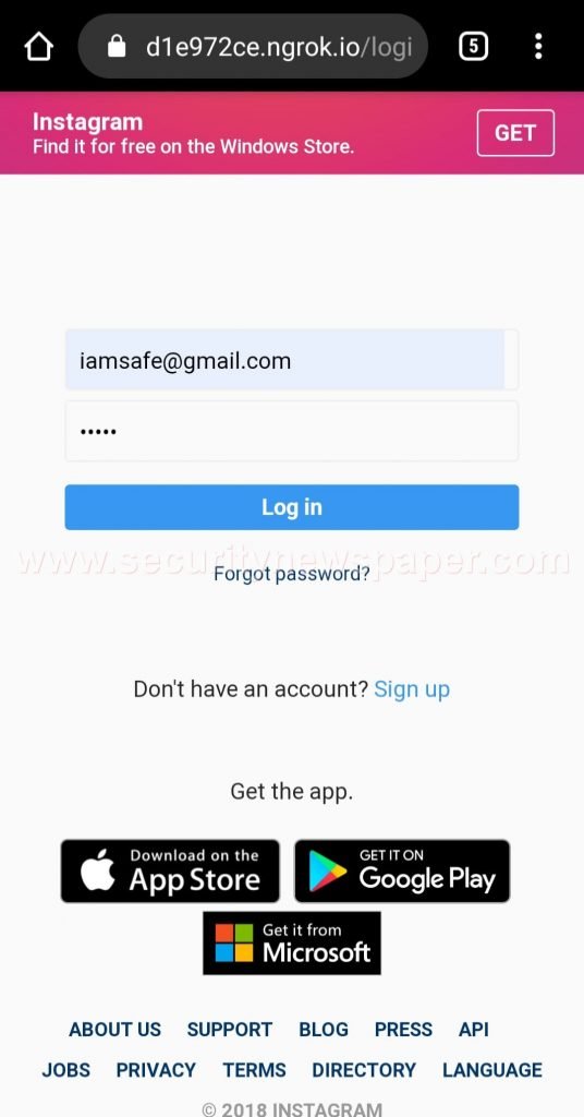  Phishing Page 