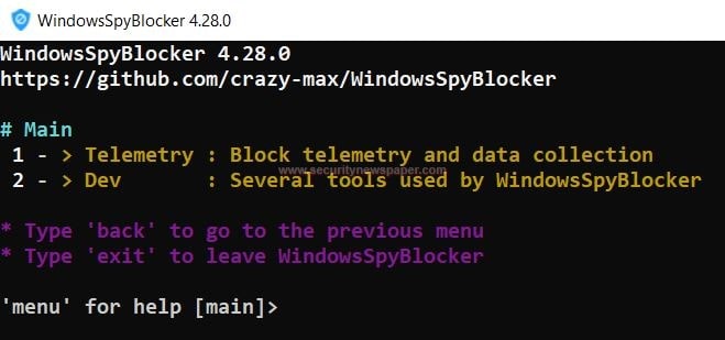 Windows Spy Blocker