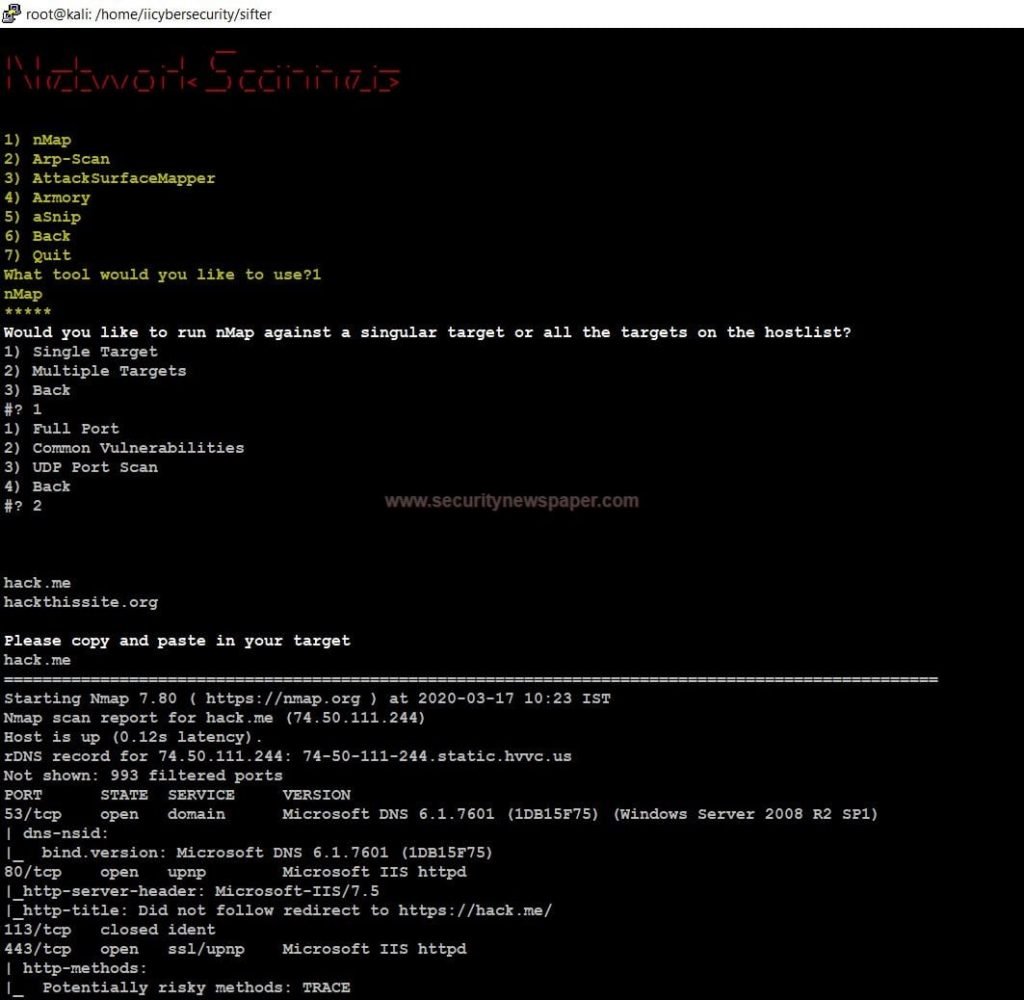 Network Scanner Nmap