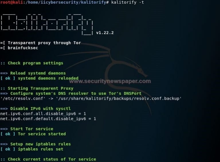 How To Anonymously Use Kali Os For Hacking
