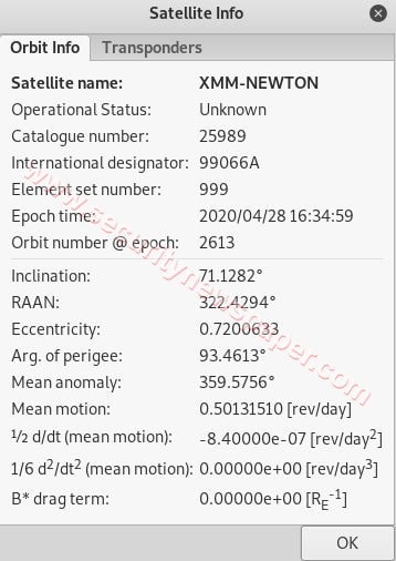 Satellite Info