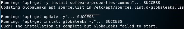 GlobaLeaks Install Fig 2