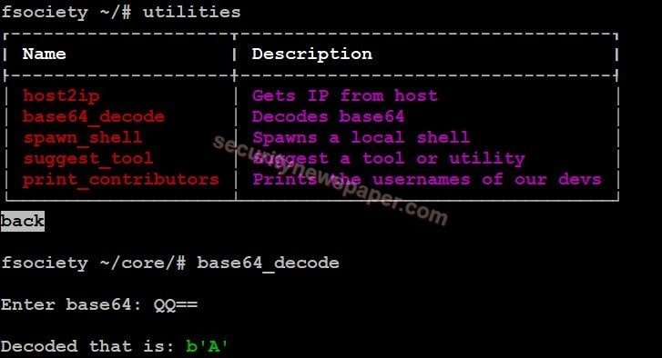 Fsociety - Utilities - Base64 Decode