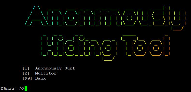 Hacking Tool - Anonmously Hiding Tool