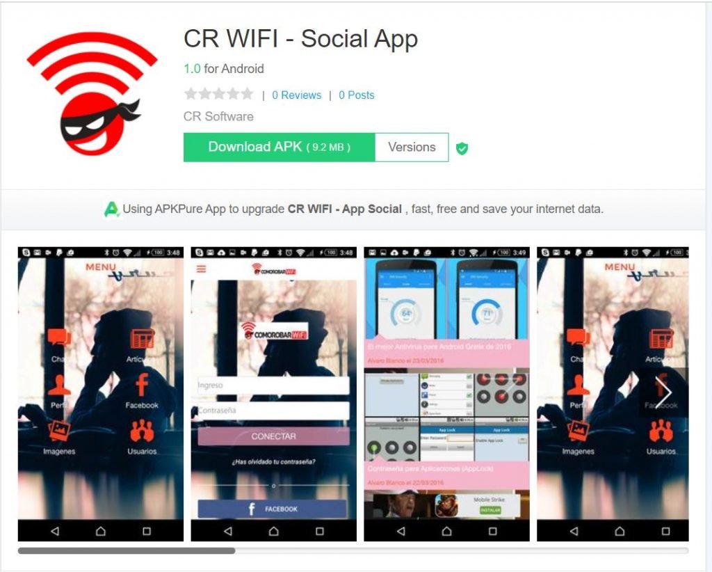 CR WIFI - Social APP