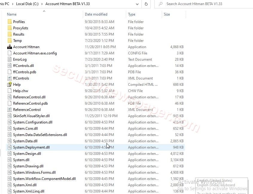 Account Hitman Tool Files