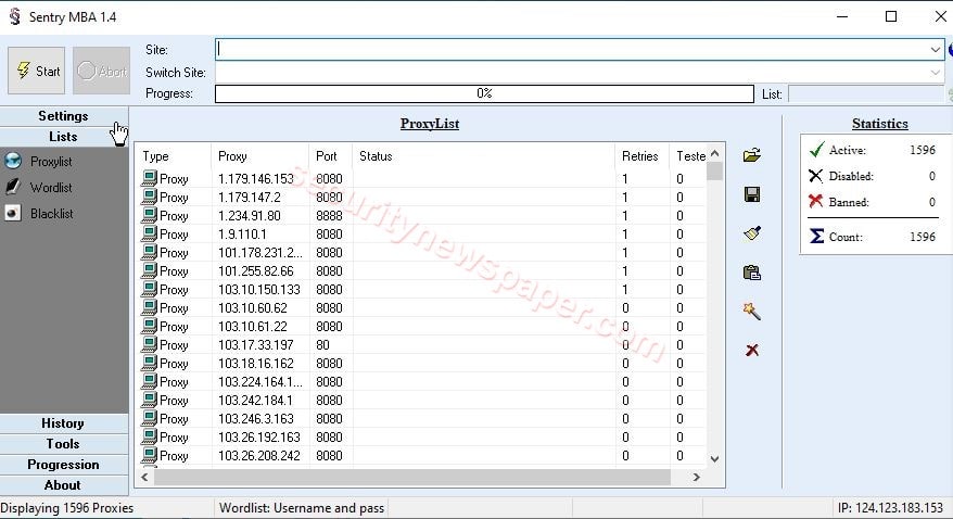 Sentry MBA - Lists