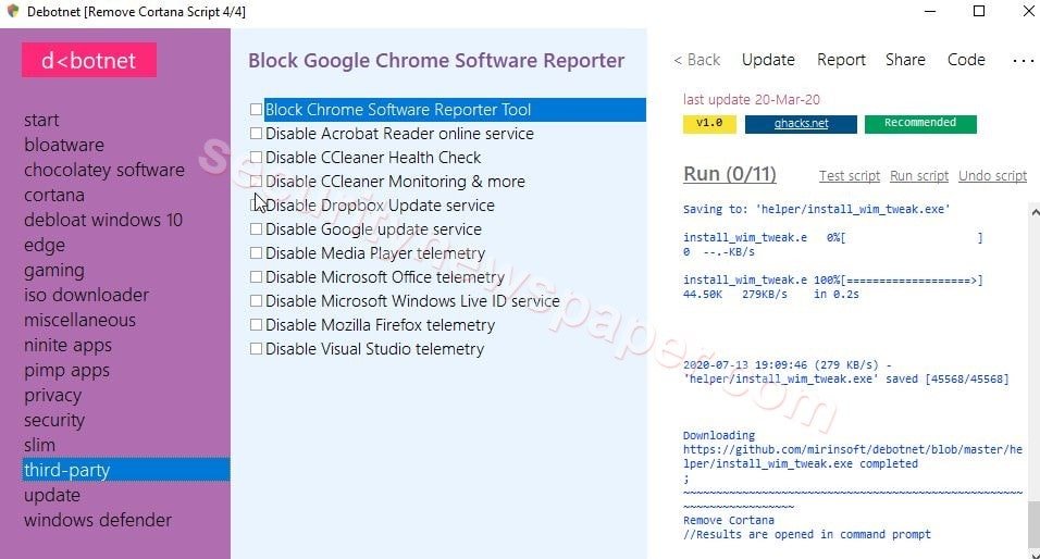 Debotnet - Third-Party