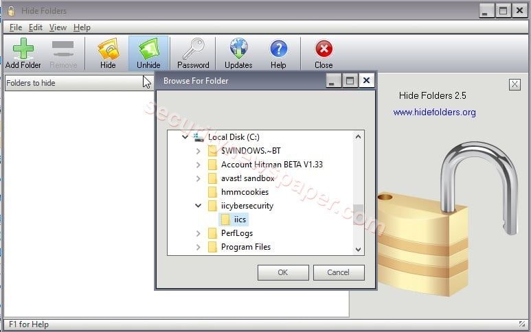 Hide Folder - Hide Folders