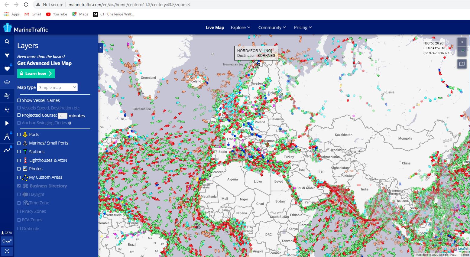 OSINT/OSINV WEBSITES FOR SHIPS AND BOATS IN THE SEA