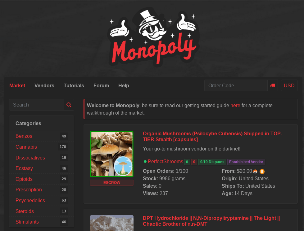 Monopoly Market Url