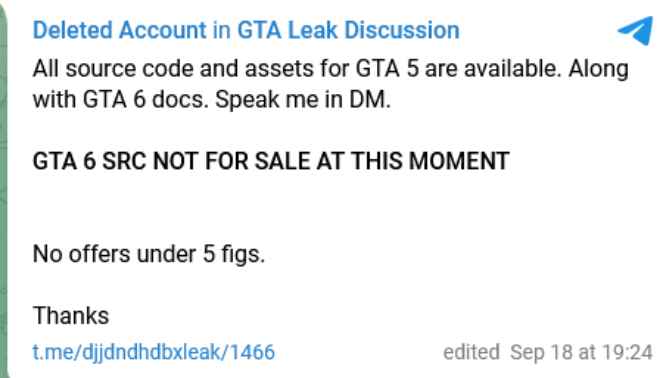 I will start releasing the source code - GTA 6 leaker blackmailed Rockstar  Games employees of revealing more content from the game - The SportsRush