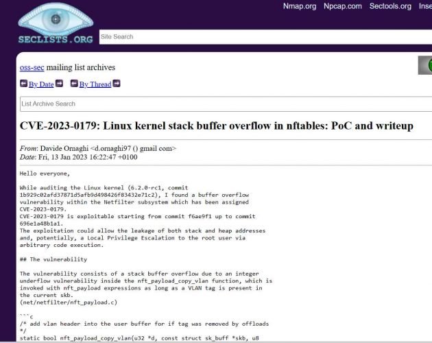 A new privilege escalation vulnerability in the Linux kernel, enables a ...