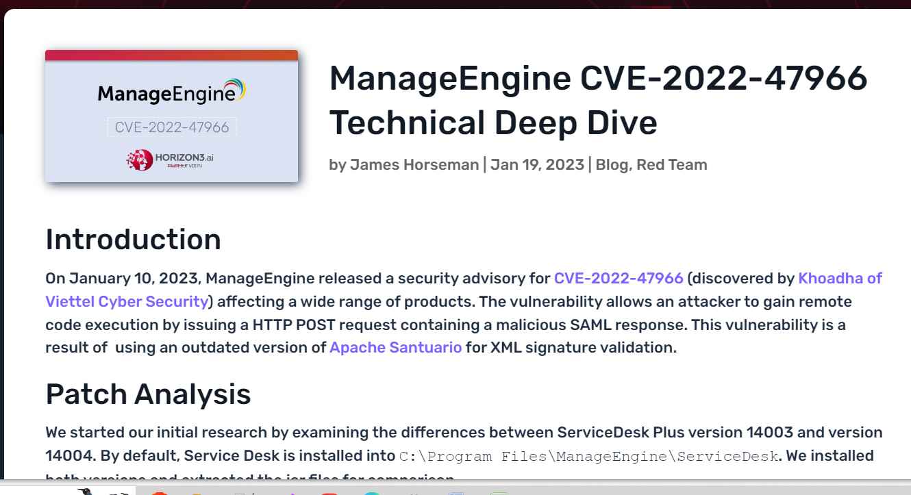 Exploit code for ManageEngine RCE flaw published. Patch immediately