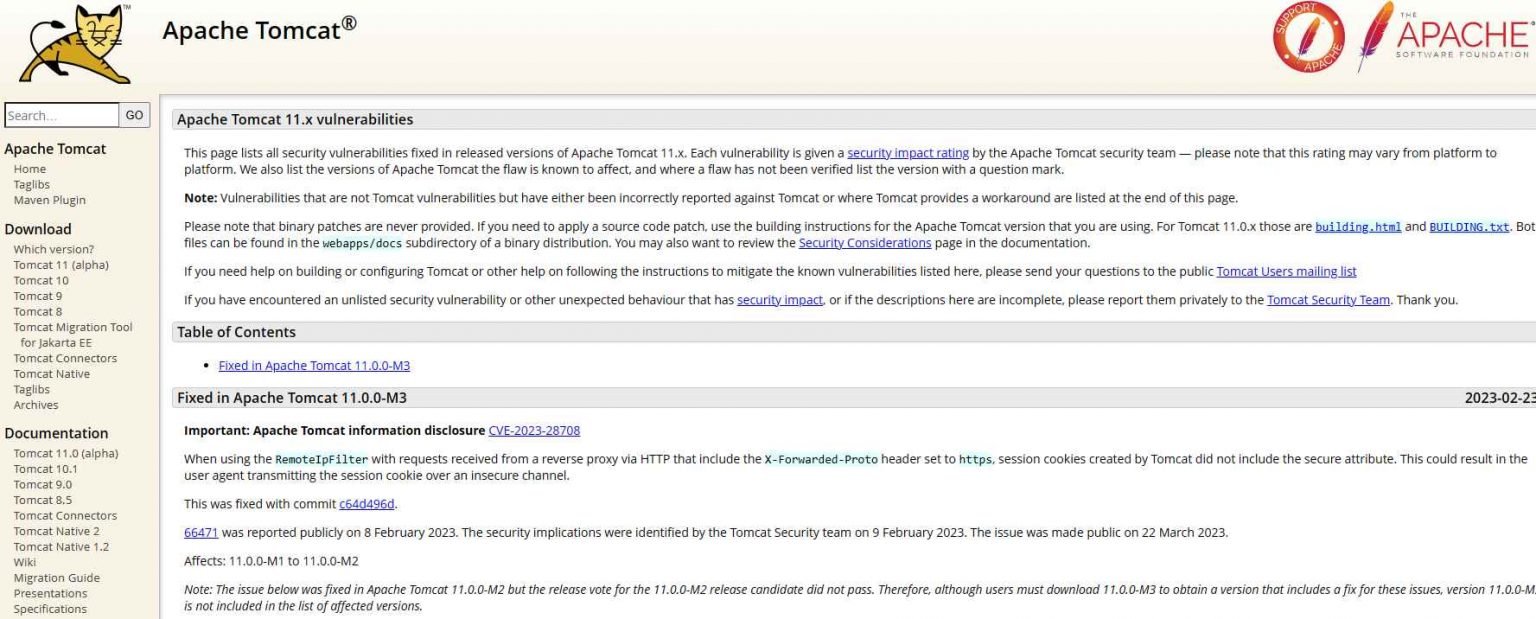 Apache Tomcat vulnerability leaks application session cookie to ...
