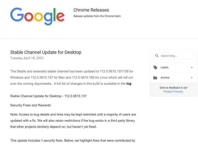 Dangerous 0 day vulnerability in Google Chrome CVE20232136