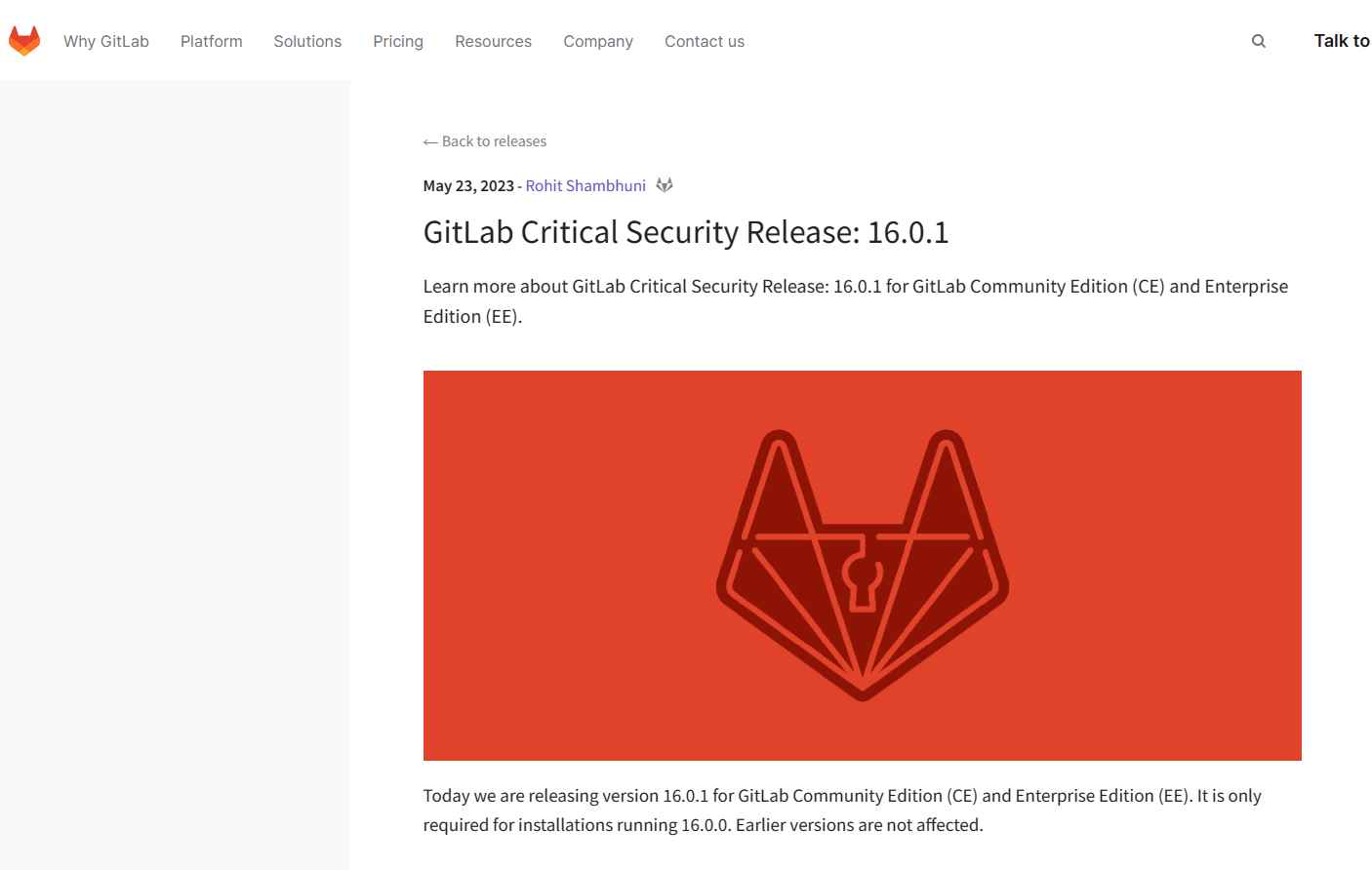 Hack GitLab with this flaw of CVSS score of 10 to leak program code ...