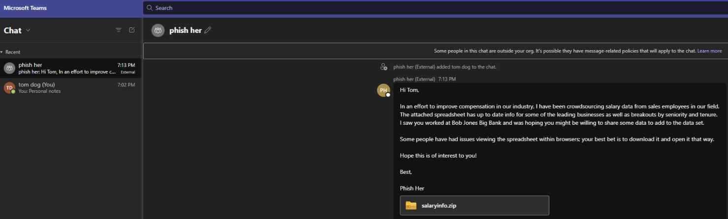 How to send phishing or malware to Teams users evading Teams security ...
