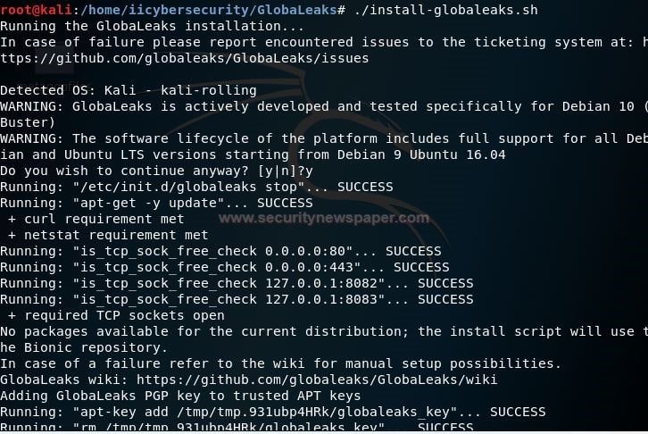 Anonymous and Secure Software for Whistleblowers – GlobalLeaks