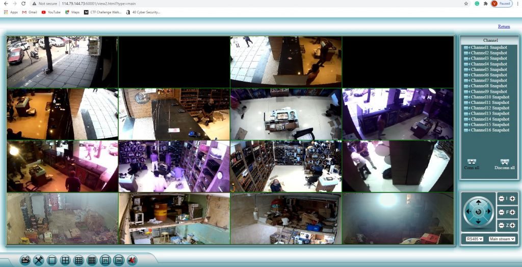 view ip cam on tv